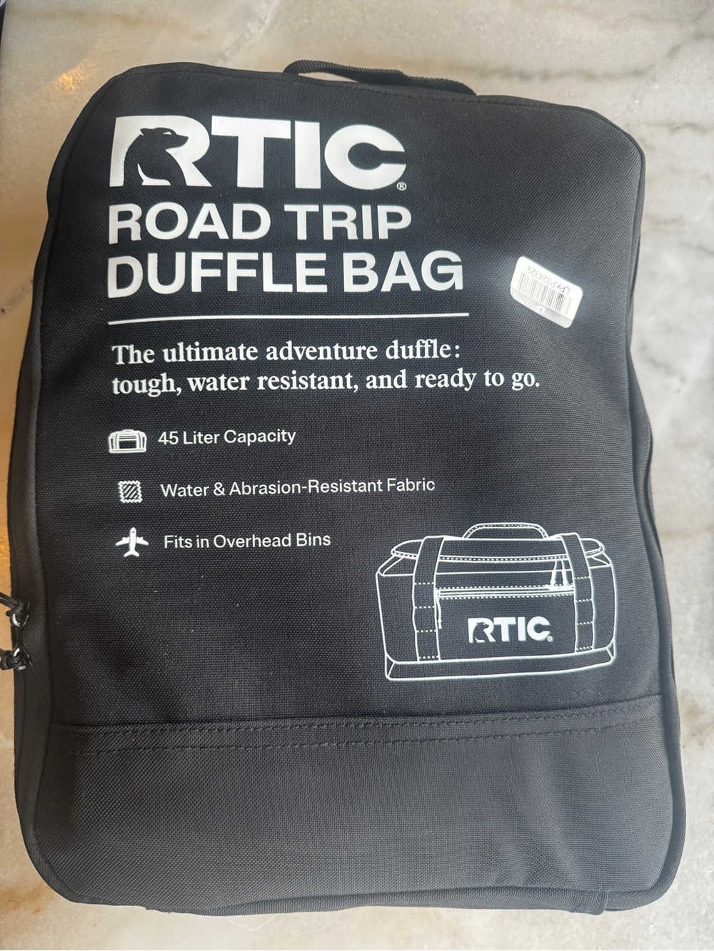 RTIC Road Trip Duffel Bag - Black